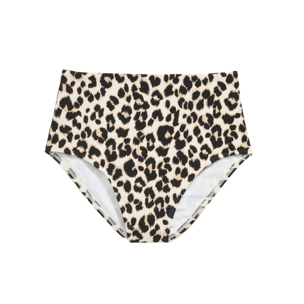 OLD NAVY Cheetah Print High Waited Swim Bottoms, size S